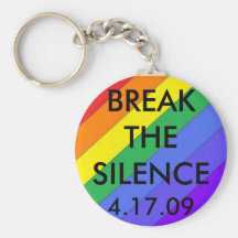 rainbow2, BREAKTHESILENCE, 4.17.09 Key Chain