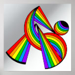 Rainbow  # 2 Tattoo Poster posters