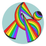 Rainbow # 2 Tattoo stickers