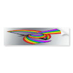 Rainbow # 5 Tattoo Bumper Stickers
