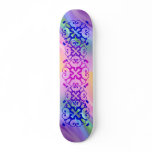Rainbow Abstract 2 Roll Skate Board Deck