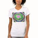 Rainbow Abstract Creepy icicle Graphic Design Frac t-shirts