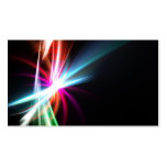 Rainbow Abstract Fractal Business Cards
