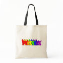 Rainbow Afghan Hound bags