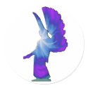 Rainbow Angel stickers