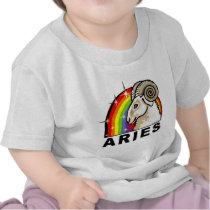 Rainbow Aries Tee Shirt