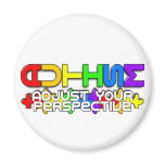 Rainbow Autism Puzzle Refrigerator Magnet