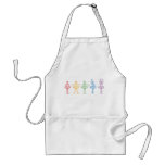 Rainbow Ballerinas Aprons