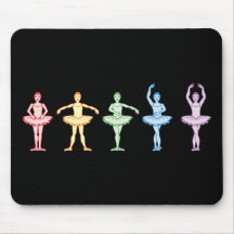 Rainbow Ballerinas Mousepad