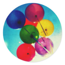 Rainbow balloons