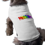 Rainbow Basenji Doggie Tshirt