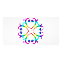Rainbow Bass Clef Cluster