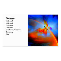 Rainbow beauty business card
