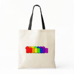 Rainbow Bichon Frise Bag