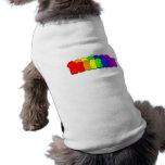 Rainbow Bichon Frise Doggie Tee