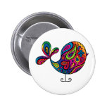 Rainbow Bird Button