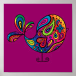 Rainbow Bird Poster