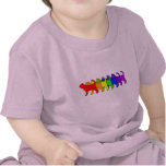 Rainbow Bloodhound t-shirts