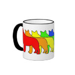 Rainbow Blue Heeler Coffee Mug