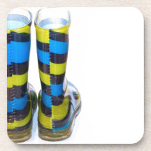 Rainbow Boots Drink Coasters
