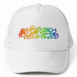 rainbow branch mesh hat