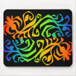 rainbow branches mouse mat