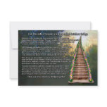 Rainbow Bridge Pet Loss Sympathy Card invitations