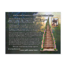 Rainbow Bridge Poem Pet Loss Sympathy Card Post Cards