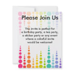 Rainbow Bubble Dots