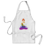 Rainbow Buddha aprons