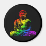Rainbow Buddha Statue Fridge Magnet