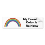 Rainbow Bumper Sticker bumper stickers