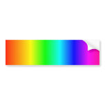 Rainbow bumpersticker