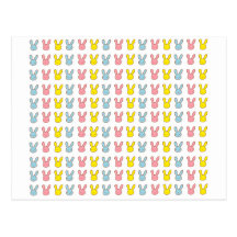 Rainbow Bunnies Post Cards