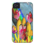 Rainbow butterflies by valxart on case-mate iPhone 4 case