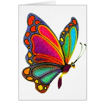 Rainbow Butterfly Cards