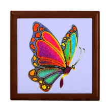 Rainbow Butterfly Gift Box