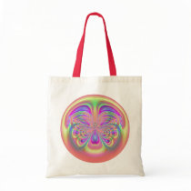 Rainbow Butterfly Tote Bag