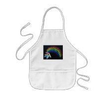 Rainbow Chalk Aprons