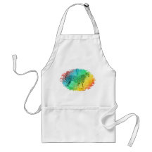 Rainbow Cheetah Aprons