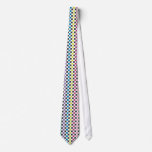 Rainbow Chessboard Neck Ties