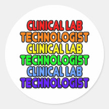 Rainbow Clinical Lab Technologist Sticker