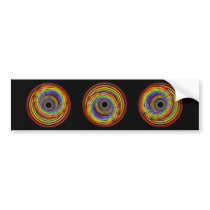 Rainbow Colour Vortex Graphic Wormhole