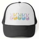 Rainbow Coloured Gumdrop Bunnies hats