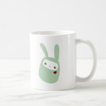 Rainbow Coloured Gumdrop Bunnies Mugs