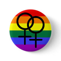 Rainbow Coloured Lesbian Pride Flag