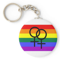 Rainbow Coloured Lesbian Pride Flag