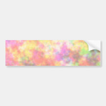 Rainbow Colours. Pretty, Colourful Clouds. Bumper Stickers