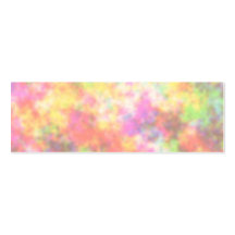 Rainbow Colours. Pretty, Colourful Clouds. Business Card Templates