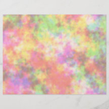 Rainbow Colours. Pretty, Colourful Clouds. Full Colour Flyer